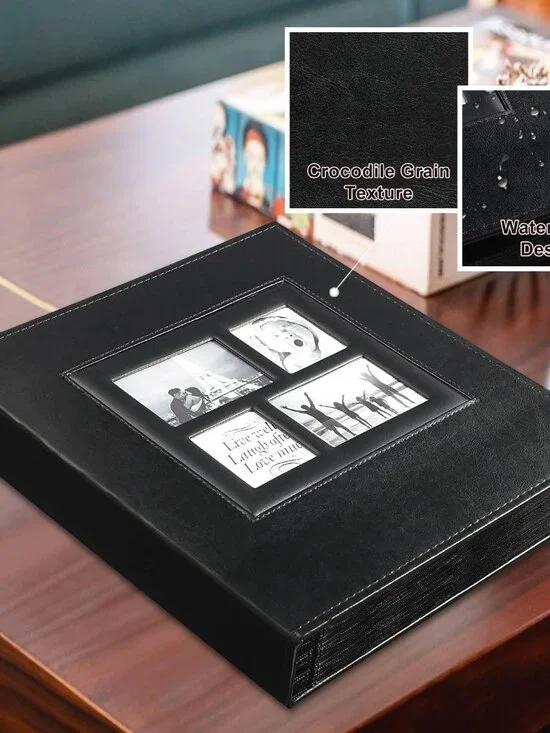 Photo Album 4x6 500 Pockets Photo, Extra Large Capacity Family Wedding Picture A - Picture 5 of 8